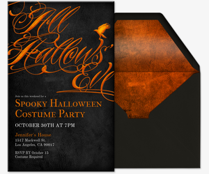 halloween templates invitation