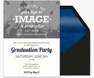 photo invitations graduation